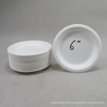 Wholesale Sugarcane Bagasse Biodegradable Round Plate